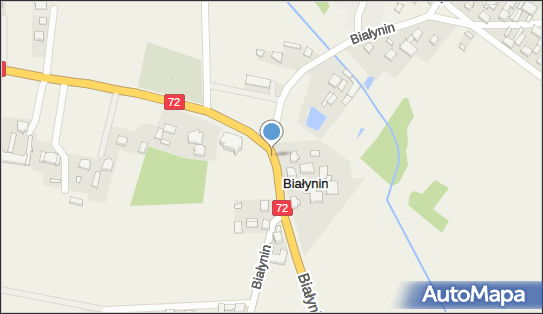fotoradar stacjonarny, Białynin 72, Białynin 96-130 - Fotoradar stacjonarny 40 km/h