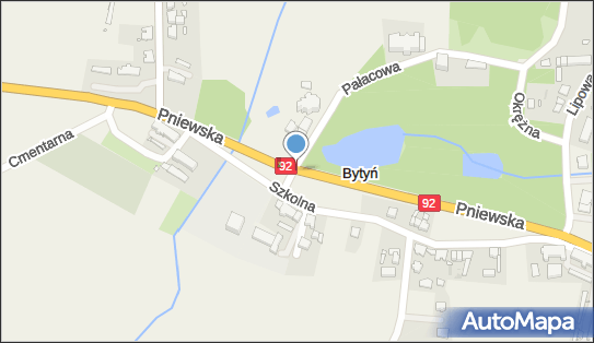 FOTORADAR, 92, Bytyń - Fotoradar stacjonarny 40 km/h