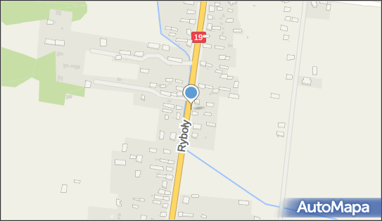 50 km/h, DK 19, Ryboły - Fotoradar stacjonarny 50 km/h