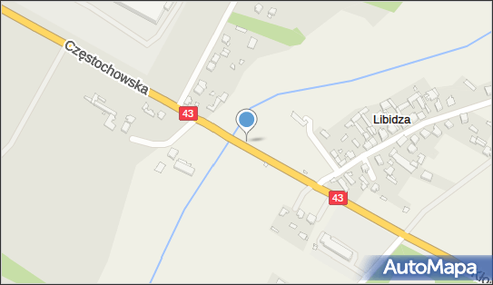 50 km/h, Kłobucka43, Libidza 42-125 - Fotoradar stacjonarny 50 km/h