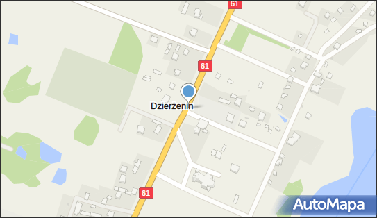 50 km/h, Dzierżenin 59, Dzierżenin 06-114 - Fotoradar stacjonarny 50 km/h