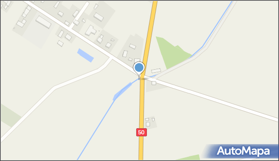 50 km/h, DK50, Radzyminek 09-152 - Fotoradar stacjonarny 50 km/h