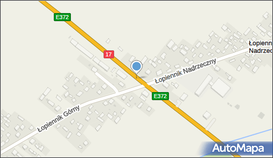 50 km/h, DK17, E372, Łopiennik Górny 22-351 - Fotoradar stacjonarny 50 km/h