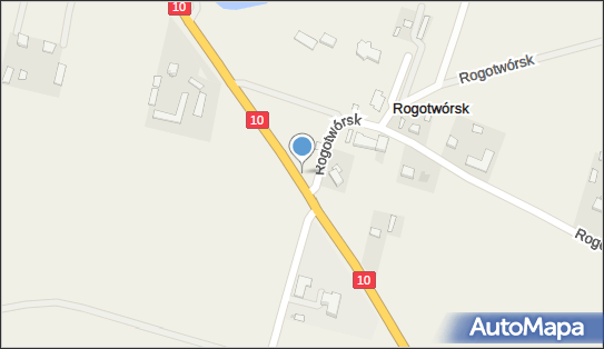50 km/h, DK10, Wyzwolenia, Rogotwórsk 09-210 - Fotoradar stacjonarny 50 km/h