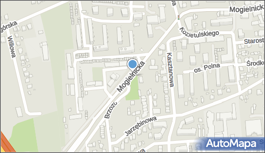 50 km/h, Mogielnicka 49, Grójec 05-600 - Fotoradar stacjonarny 50 km/h