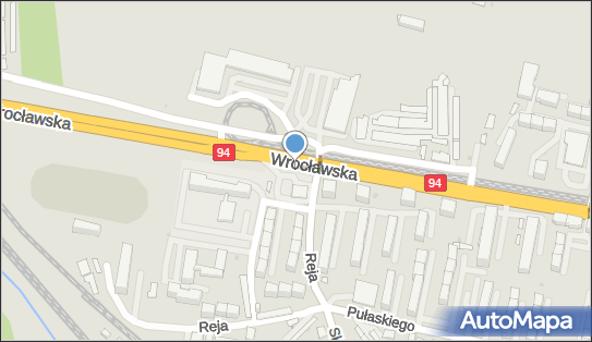 50 km/h, Wrocławska, Bytom 41-902 - Fotoradar stacjonarny 50 km/h