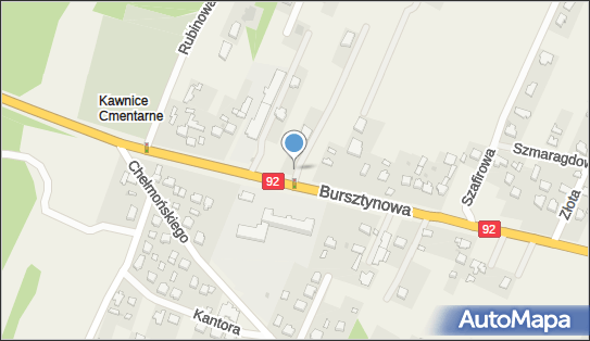 50 km/h, DK92, Węglew - Fotoradar stacjonarny 50 km/h