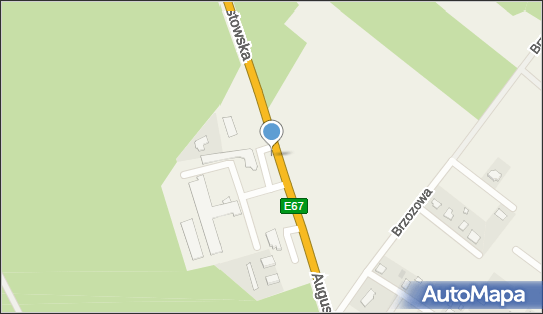 50 km/h, DK8, E67, Augustowska, Sztabin 16-310 - Fotoradar stacjonarny 50 km/h