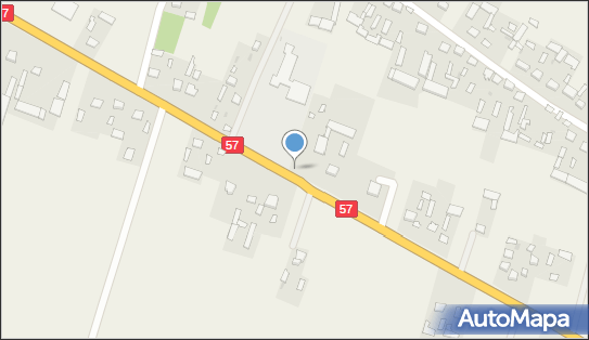 50 km/h, DK57, Węgrzynowo 06-211 - Fotoradar stacjonarny 50 km/h