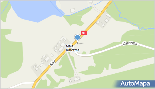 50 km/h, Mała Karczma, Rakowiec 83-135 - Fotoradar stacjonarny 50 km/h