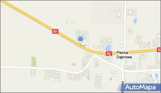 50 km/h, Plecka Dąbrowa 1, Plecka Dąbrowa 99-311 - Fotoradar stacjonarny 50 km/h