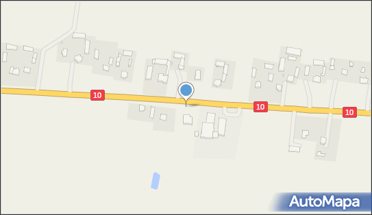 Fotoradar stacjonarny 50 km/h, DK 10, Dzierzążnia - Fotoradar stacjonarny 50 km/h