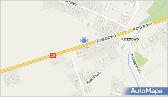 Fotoradar stacjonarny 50 km/h, Kosztowo 44, Kosztowo 89-300 - Fotoradar stacjonarny 50 km/h