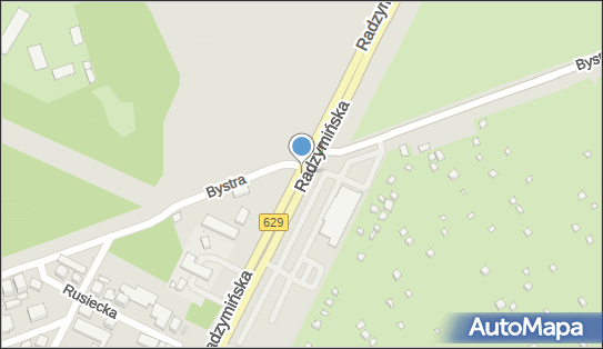 60 km/h, DW629, Radzymińska, Warszawa 03-752 - Fotoradar stacjonarny 60 km/h