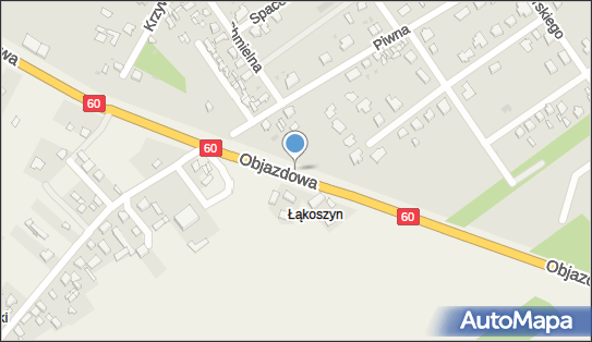 70 km/h, DK60, Objazdowa, Kutno 99-300 - Fotoradar stacjonarny 70 km/h
