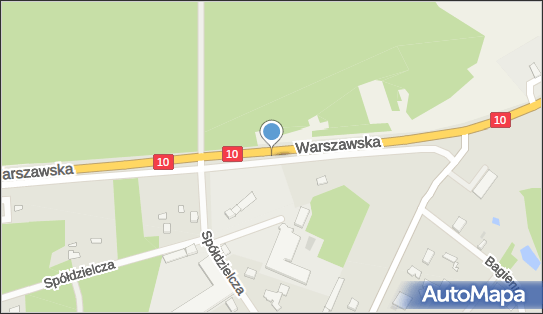 70 km/h, DK10, Warszawska, Skępe 87-630 - Fotoradar stacjonarny 90 km/h