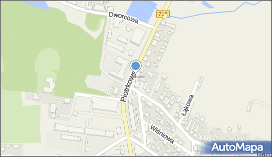 Fryzjer, DW 716, Piotrkowska, Wola Moszczenicka