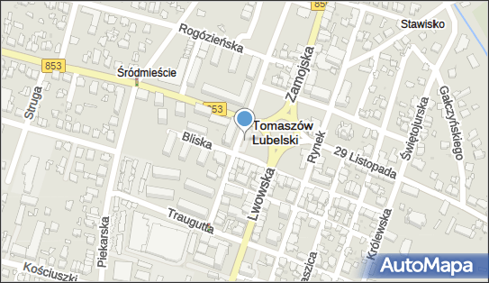 Gama - Sklep, Rynek 6b, Tomaszów Lubelski 22-600, godziny otwarcia