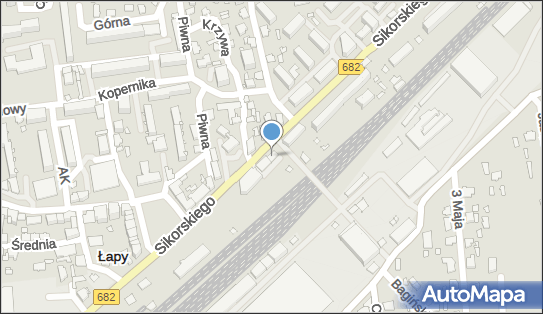 GLS - Punkt odbioru, SIKORSKIEGO 13A, Łapy 18-100