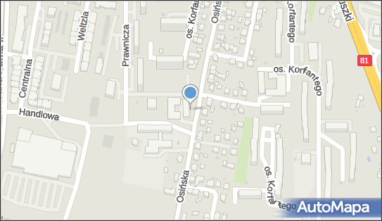 GLS - Punkt odbioru, Ul. Osinska 46A, Zory 44-240