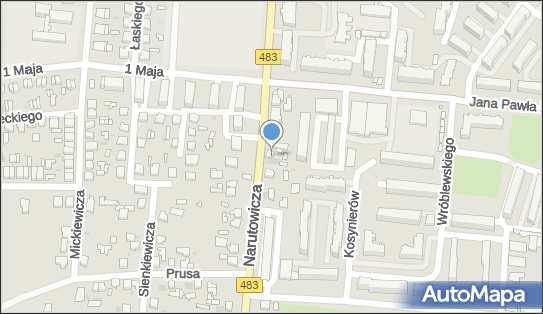 GLS - Punkt odbioru, Ul. Narutowicza 19 A, Lask 98-100