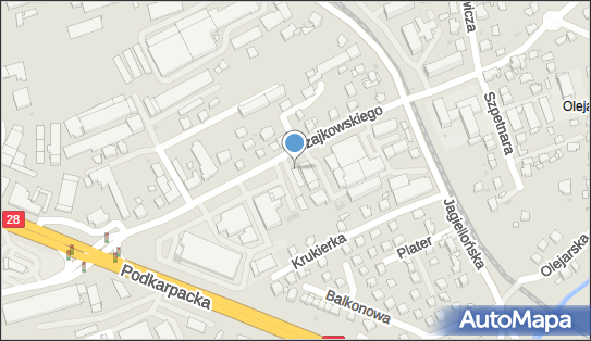 GLS - Punkt odbioru, UL. CZAJKOWSKIEGO 53, Krosno 38-400