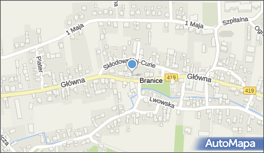 GLS - Punkt odbioru, Ul. Glowna 64D, Branice 48-140