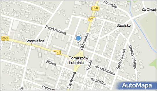 GLS - Punkt odbioru, Rynek 10, Tomaszów Lubelski 22-600