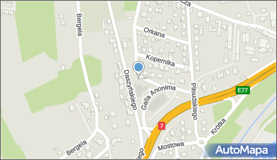 GLS - Punkt odbioru, Galla Anonima 8, Myslenice 32-400