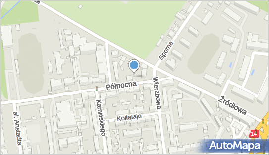 GLS - Punkt odbioru, Ul. Polnocna 48, Lodz 91-425