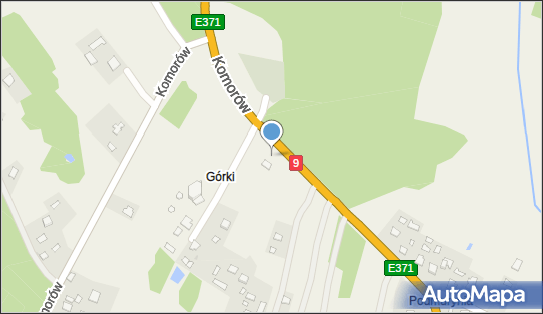 GLS - Punkt odbioru, Ul. Komorow 157B, Komorow 36-110