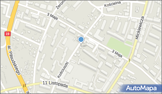 GLS - Punkt odbioru, KOSCIUSZKI 13, Bielsk Podlaski 17-100