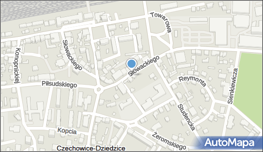 GLS - Punkt odbioru, Ul. Slowackiego 16, Czechowice-Dziedzice 43-502