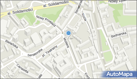 GLS - Punkt odbioru, Moliera 8, Warszawa 00-076