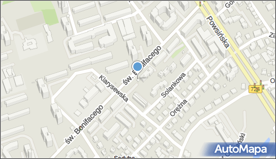 GLS - Punkt odbioru, SWIETEGO BONIFACEGO 86, Warszawa 02-936