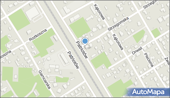 GLS - Punkt odbioru, Ul. Patriotow 140A, Warszawa 04-839