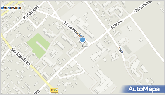 GLS - Punkt odbioru, Ul. Szkolna 11, Ciechanowiec 18-230