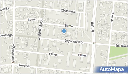 GLS - Punkt odbioru, Dabrowskiego 10, Piastow 05-820