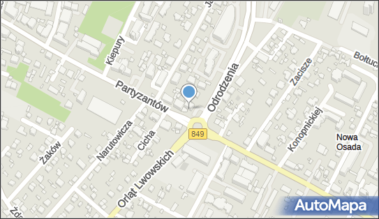 GLS - Punkt odbioru, Partyzantów 29, Zamość 22-400