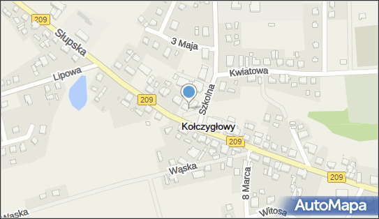 GLS - Punkt odbioru, Ul. Szkolna 1A, Kolczyglowy 77-140