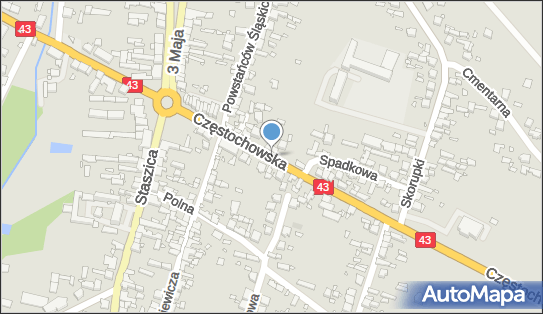 GLS - Punkt odbioru, CZESTOCHOWSKA 15, Klobuck 42-100