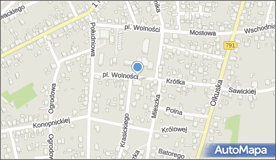 GLS - Punkt odbioru, Pl. Wolnosci 17, Ogrodzieniec 42-440