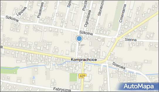 GLS - Punkt odbioru, KOSCIELNA 2, Komprachcice 46-070