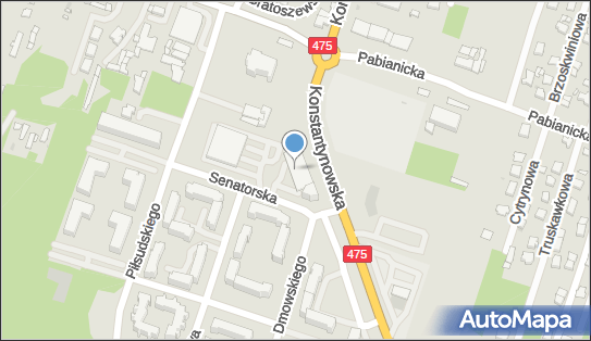 GLS - Punkt odbioru, Ul. Senatorska 2 Lok. 13/14/17 . 95-070