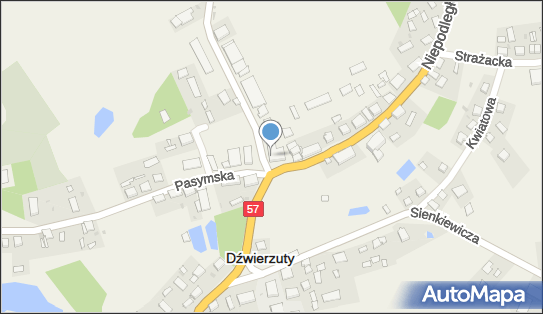 GLS - Punkt odbioru, Ul. Kajki 2 lok. 6, Dźwierzuty 12-120