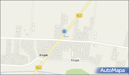 GLS - Punkt odbioru, Krupe 1, Siennica Nadolna, Krupe 22-302