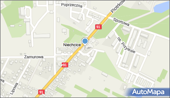 GLS - Punkt odbioru, Ul. Czestochowska 6, Niechcice 97-340