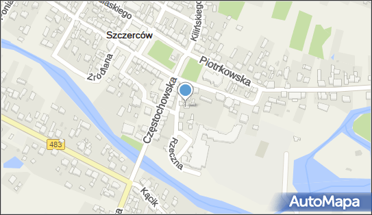 GLS - Punkt odbioru, RZECZNA 1, Szczercow 97-420