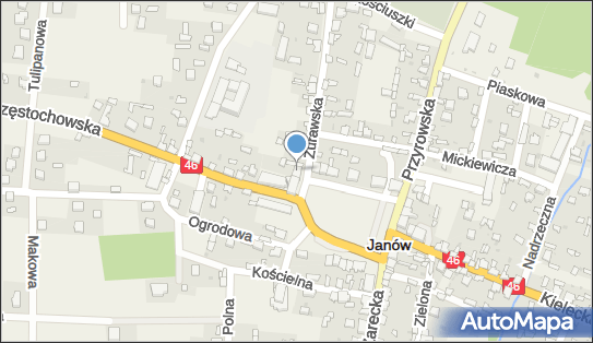 GLS - Punkt odbioru, PLAC GRUNWALDZKI 2, Janow Czestochowski 42-253
