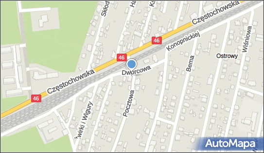 GLS - Punkt odbioru, Ul. Dworcowa 1A, Blachownia 42-290